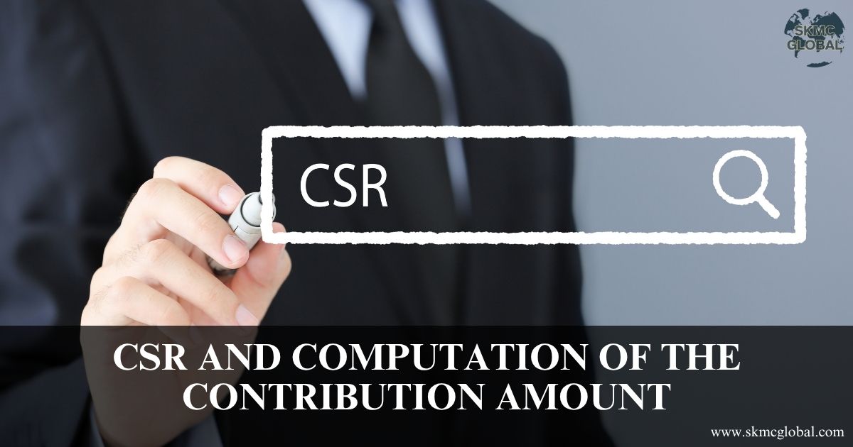 What is CSR and how to compute the contribution amount?