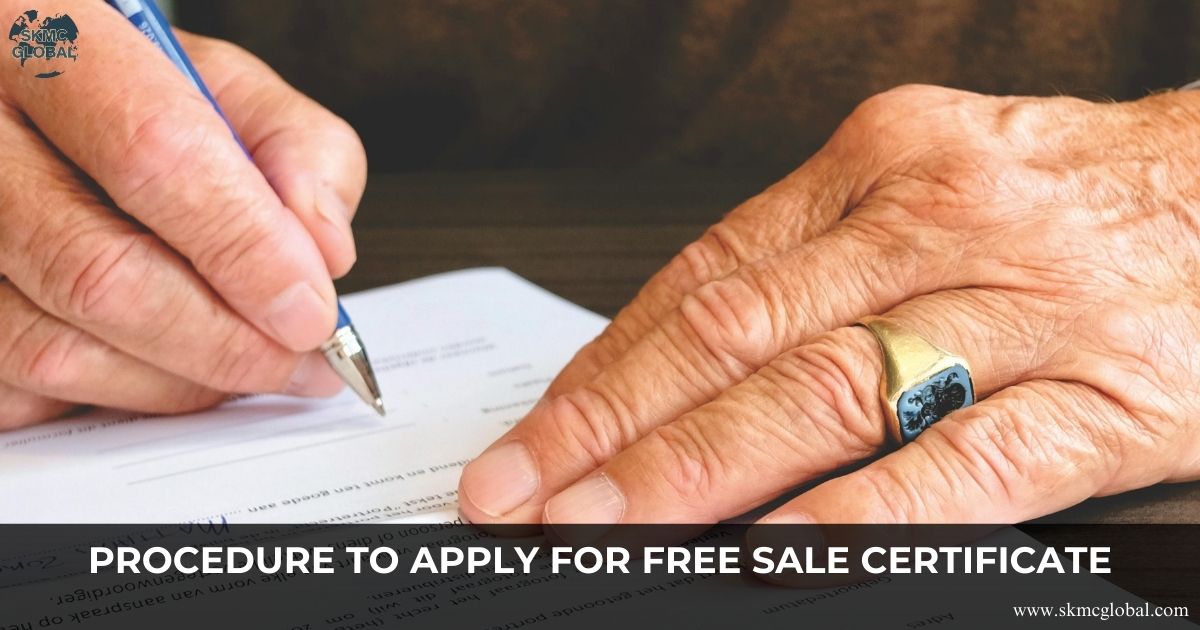 Procedure to Apply for Free Sale Certificate