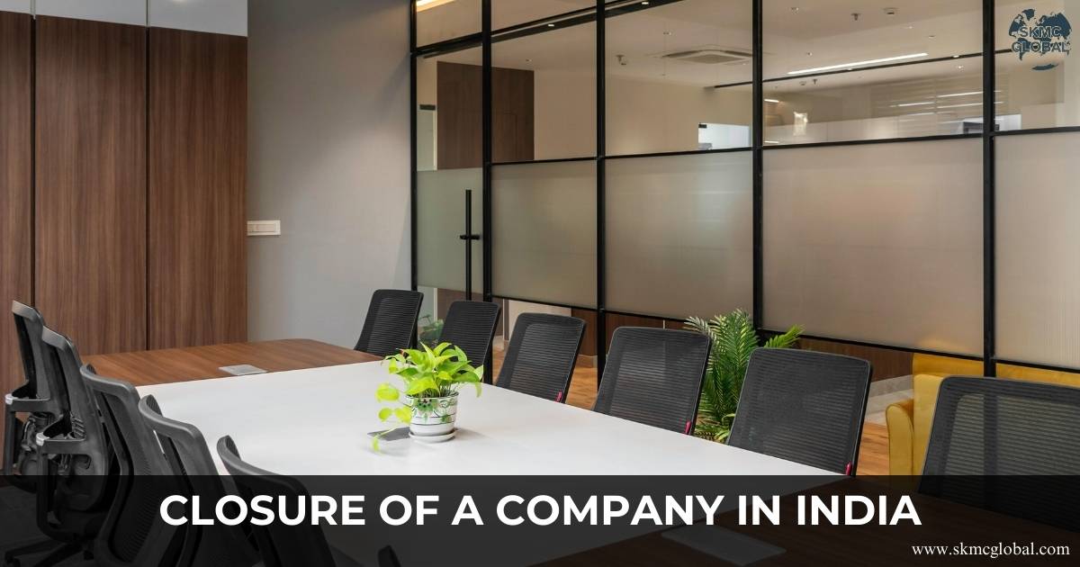 Closure of a company in India